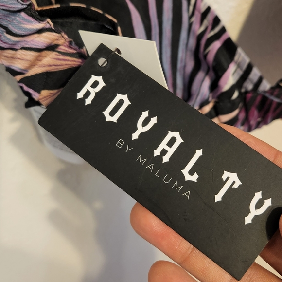 Royalty by maluna printed bralette - Picture 4 of 5